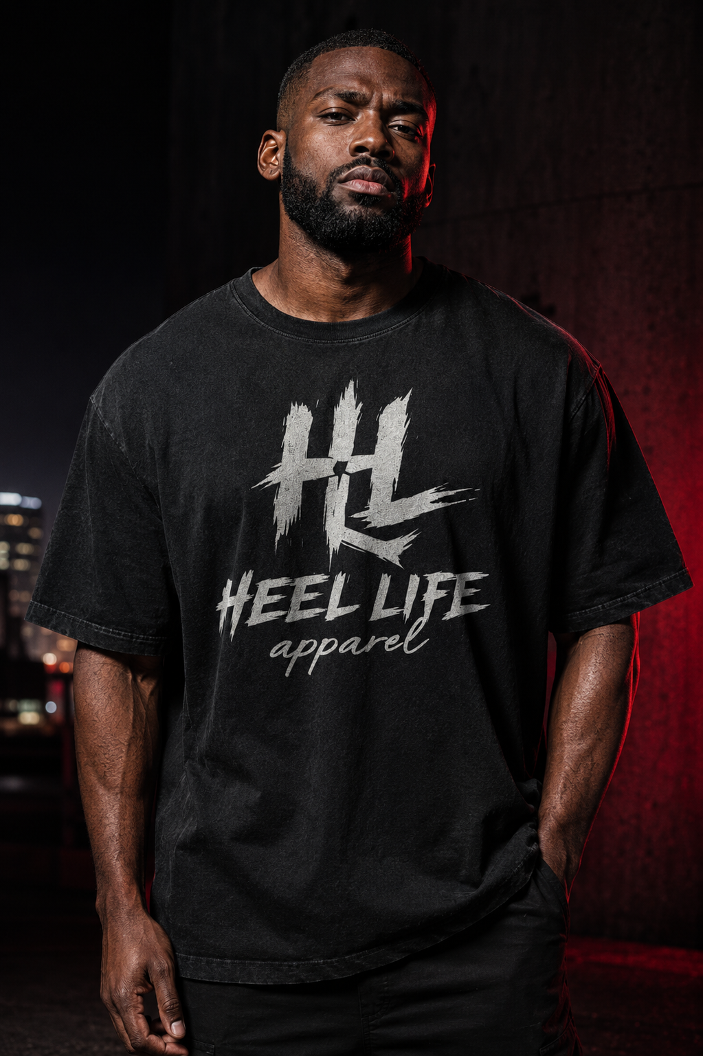Heel Life Apparel model